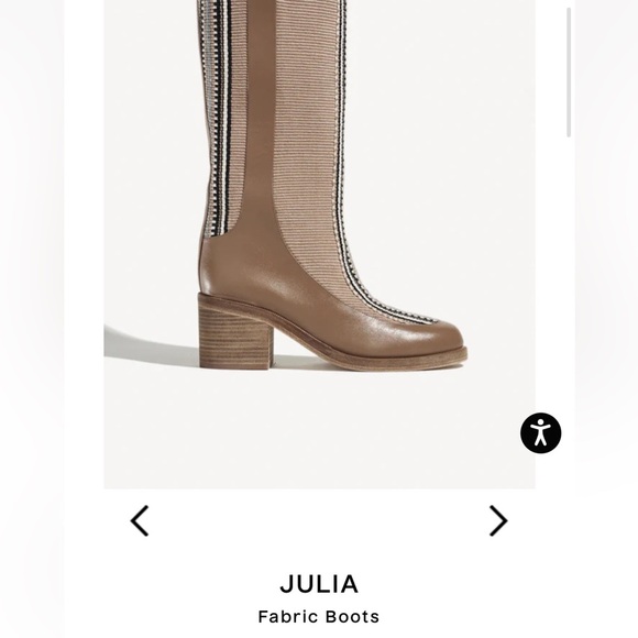 Free People x Amambaih Julia Fabric Boot Size 6.5 NWT - Picture 5 of 16